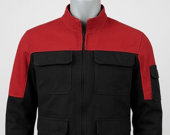 Jaqueta de cosplay inspirada em Cassian Andor, da segunda temporada.