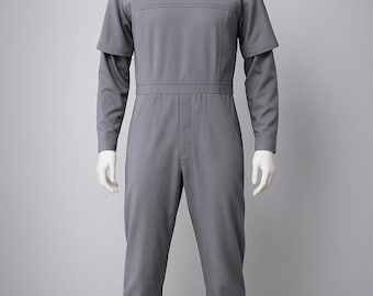 Star Wars Imperial Officer Inspired Gray Flight Suit | Custom Cosplay Costume.