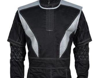 Costume da cosplay mandaloriano / Tuta da volo Din Djarin, vestito da cacciatore di taglie