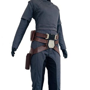 Zestaw cosplayowy „Gwiezdne Wojny” | Kurtka, koszula i spodnie Hery Syndulla z paskiem Sabine