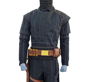 Disfraz de Boba Fett para cosplay: traje de cazarrecompensas de Star Wars de 4 piezas