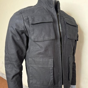 Han Solo ESB Black Jacket: Star Wars Smuggler Cosplay