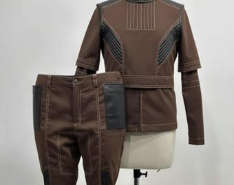 Disfraz de cosplay de Bo-Katan Kryze / Traje de vuelo mandaloriano con chaleco / Atuendo de cazarrecompensas inspirado en Star Wars / Traje de cosplay hecho a mano a medida