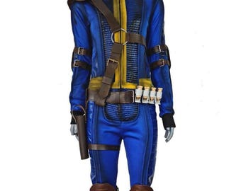 Custom Vault-kostuum-cosplay | Vault 33 en 101-kostuum met leren riem
