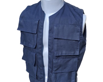 Han Solo A New Hope Cosplay Vest - Screen Accurate Galactic Smuggler Outfit