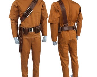 Mandalorian StarWars Boba Fett Cosplay |Pant Shirt And Mando Belt | Perfect For Fans And Cosplayers