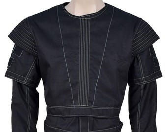 Custom  Boba Fett Black Flight Suit with Vest | Bounty Hunter Cosplay Costume | Handmade Tactical Outfit | Custom Adult Suit
