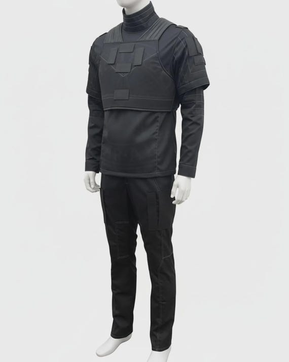Handmade Mando-Inspired Flight Suit – 3-Piece Bounty Hunter Cosplay