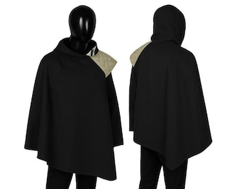 Cal Kestis Jedi Poncho Cape | Star Wars Survivor Hooded Cloak | Custom Handmade Cosplay Robe