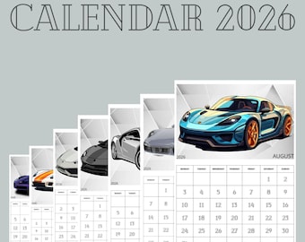 ポルシェ911 2026年カレンダー - Etsy 日本