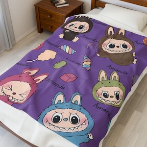 La Bubu Velveteen Plush Blanket: Cozy Throw Blanket, Bedroom Decor