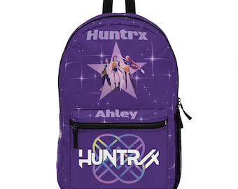 Hunter Backpack personalized - K Pop Style School Bag, Hunter Demon backpack, Gift for Backpackers, Outdoor Adventure Pack
