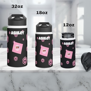 Roblox Tumbler Girls - Gaming Tumbler - Roblox Personalized Tumbler - Kids water bottle with name - Roblox Water Bottle- 12oz-18oz-32oz