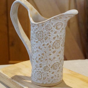 Keramik Rosenkrug aus Keramik