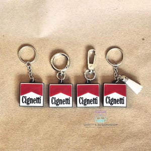 IU Coach Curt Cignetti inspirierter, doppelseitiger Schlüsselanhänger — ein tolles Geschenk für deinen größten IU Fan!