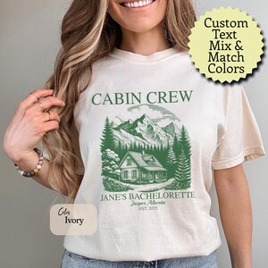 Camp Bachelorette Shirts Personalized Cabin Crew Girls Trip tshirt Camp Bach Weekend Bride Squad tshirts Bachelorette gifts