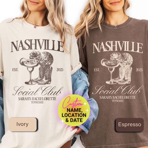 Custom Nashville Bachelorette Shirts, Rodeo Bachelorette, Cowgirl Bachelorette, Funny Bachelorette Shirts, Nashville Bridal, Comfort Colors
