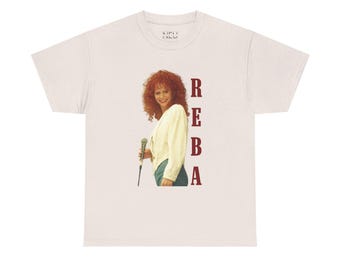 Camiseta unisex retro de Reba, regalo para amantes de la música, camiseta vintage country, ropa nostálgica de los 90, artículos para fans, ropa para conciertos, country de los 80 y 90