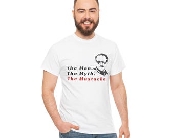 El Hombre. El Mito. El Bigote. Camiseta: Dale Earnhardt, Ropa Deportiva, Camiseta Deportiva Divertida, Ropa Deportiva Nostálgica, Carreras, Nascar