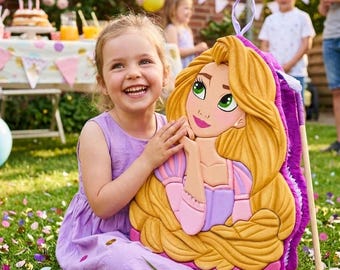 Handmade Rapunzel Piñata: Birthday Party Decoration