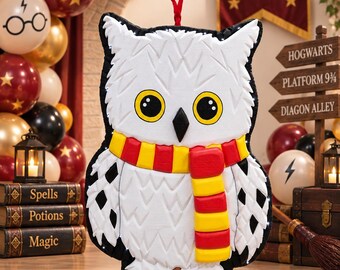 Wizard Owl Piñata, Magical Birthday Party Decor