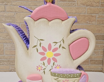Handmade Teapot Pinata: Party Decoration