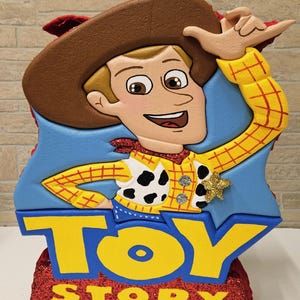 Handmade Woody  Toy Story Piñata: Cowboy birthday party decoration