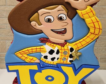 Handmade Woody  Toy Story Piñata: Cowboy birthday party decoration