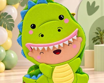 Handmade Baby Dinosaur Pinata: Party Decoration