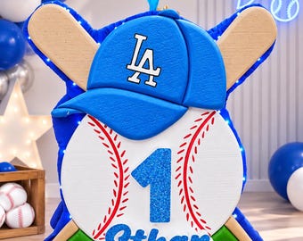Baseball Piñata, Personalized Baseball Birthday Party