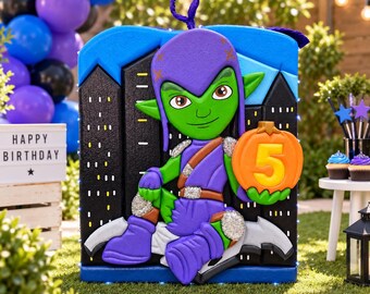 Green Goblin Piñata, Superhero Villain Birthday Party