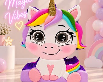 Handmade Baby Unicorn Pinata: Party Decoration