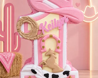 Cowgirl Piñata, Pink Western Birthday Party