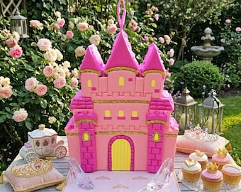 Handmade Princess Castle Pinata: Party Decoration