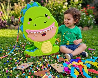 Handmade Baby Dinosaur Pinata: Party Decoration