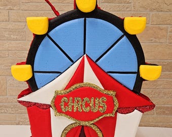 Ręcznie robiona piniata karnawałowa na cyrku: dekoracja na imprezę