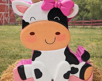 Handmade Cowgirl Pinata: Western Party Decoration