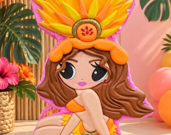 Tropicoqueta Piñata, Tropical Birthday Party Decor