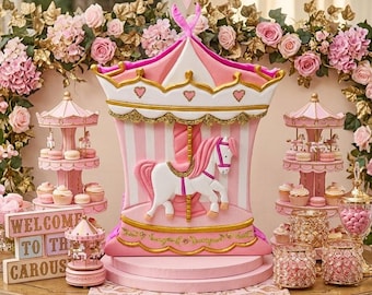 Carousel Horse Pinata: Handmade Party Decoration