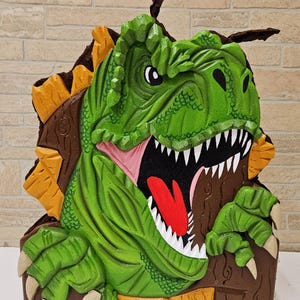 T-Rex Dinosaur Piñata/ Dino Pinata/ Piñata de Dinosaurio / Jurassic Birthday Party Decoration