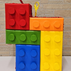 Lego Pinata / Piñata de Lego / Building Blocks Party Decoration /Fun Kids Party Game / Custom Lego piñata