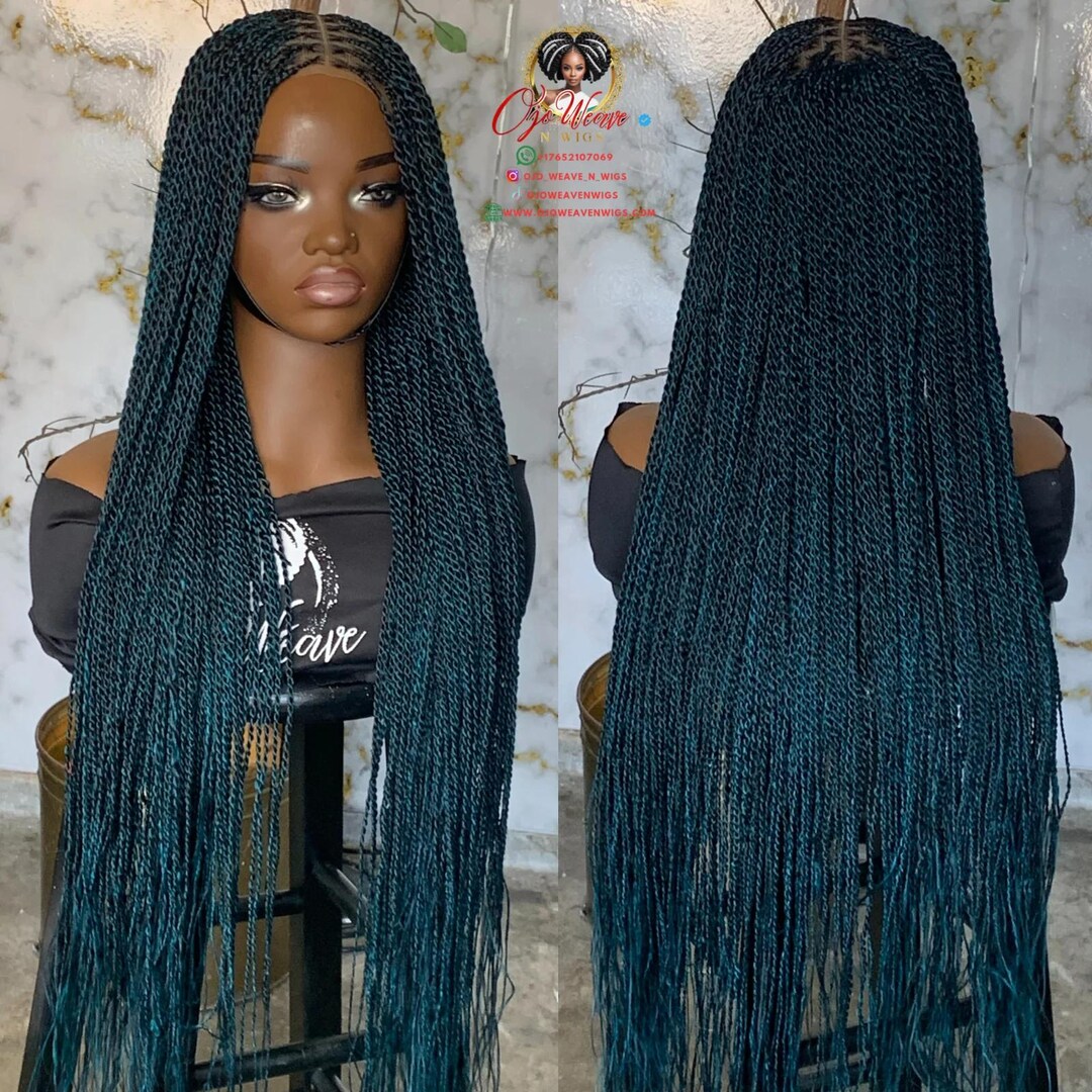Senegalese Twist Glueless Wig | Made to Order 28/30 Inch Closure - Etsy