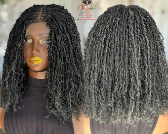 Camelia Unit: Salt & Pepper Closure Wig | 14/16 Inch made to order