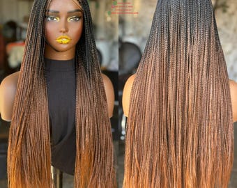 30” Bone Straight C-Cut Closure Wig - Sleek Protective Style - Made to Order