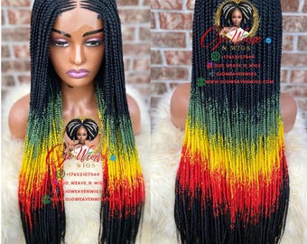 Peluca Bianca Twist Unit Cornrow hecha a medida