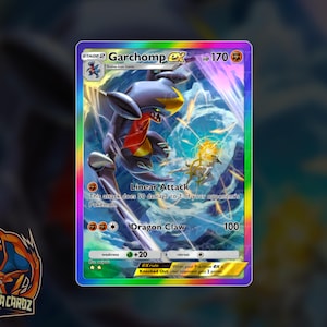 Garchomp Ex Full Art Triumphant Light TCG POCKET Proxy Pokemon Card Holographic