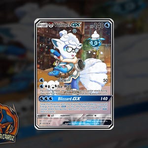 Vulmei Overwatch Custom Pokemon Card Full Art Holographic