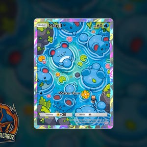 Marill Full Art TCG POCKET Proxy Pokemon Card Holographic
