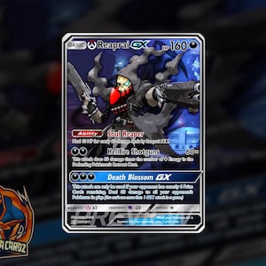Reaprai Overwatch Custom Pokemon Card Full Art Holographic