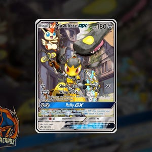 Mawilitte Overwatch Custom Pokemon Card Full Art Holographic